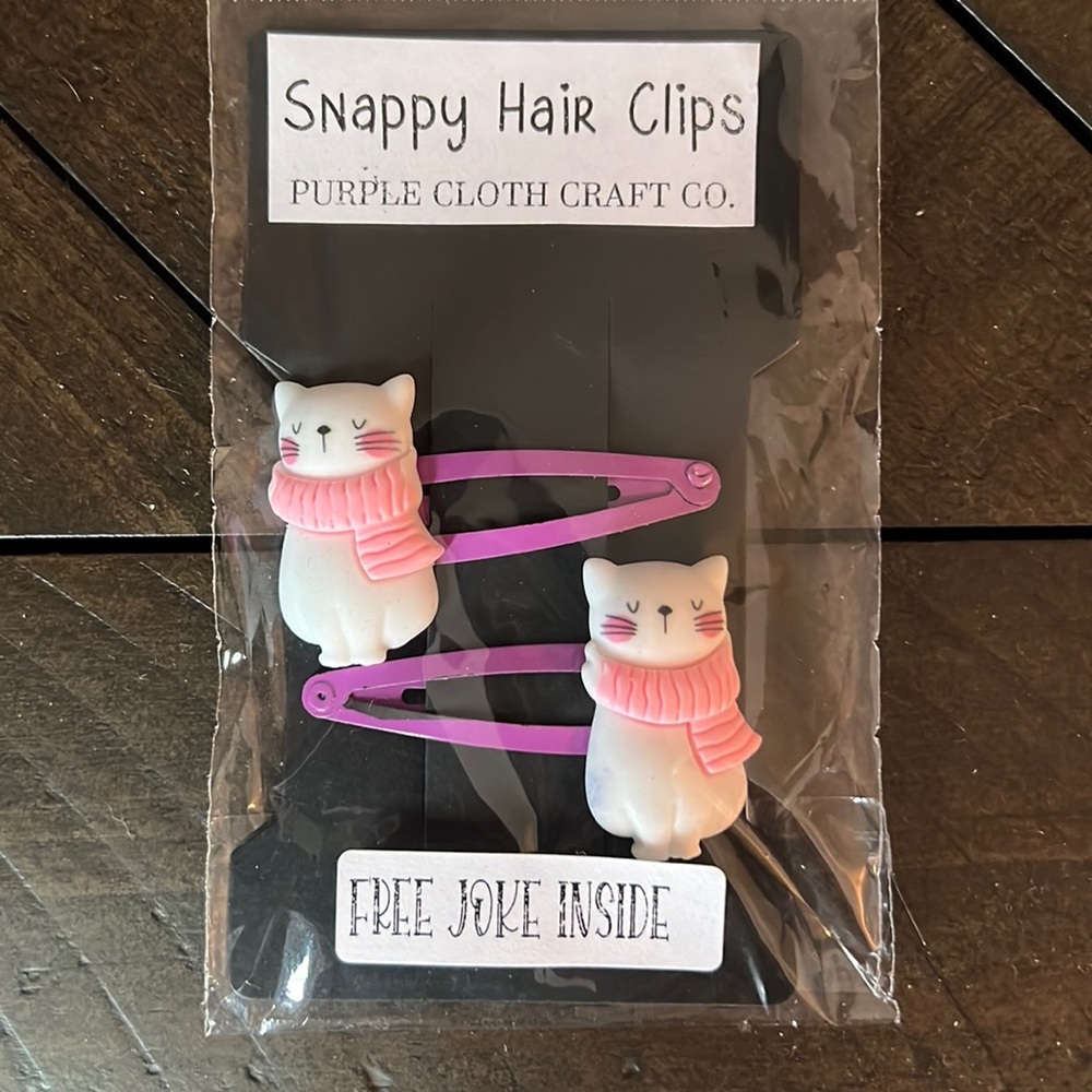 Kitty Hair Clips